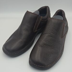 Hush Puppies Lunar II Men’s Slip In On Shoes Dark Brown Leather Size US 11